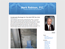 Tablet Screenshot of markrobisonpe.com